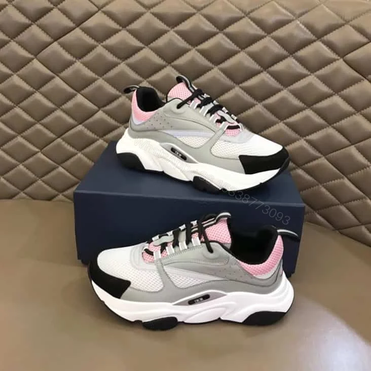View 2 of B22 SNEAKER TECHNICAL MESH WITH AND CALFSKIN – CD109