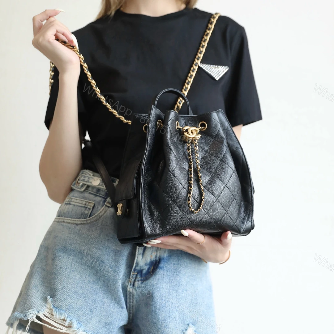 View 24 of 高仿Chanel*25B/25Bag系列AS5600雙肩包黑色中號免檢版