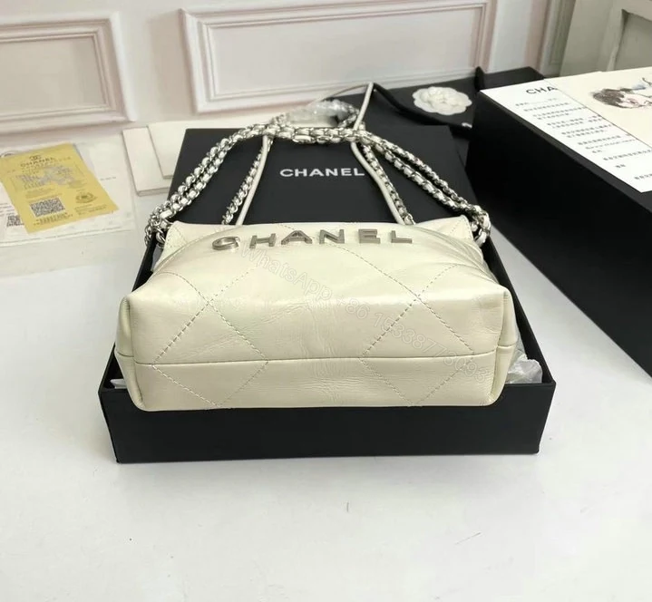 View 6 of Chanel 22 Mini Handbag QS7719 – White Calfskin