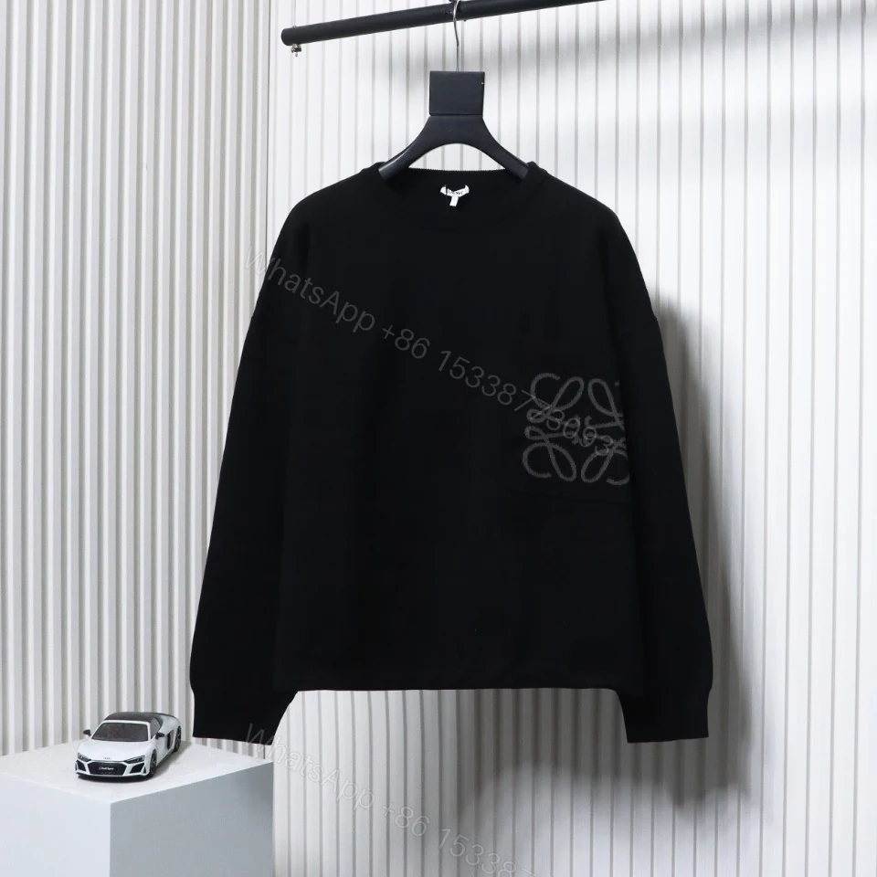 View 2 of Loewe Pocket Printed Sweater 24Fw black