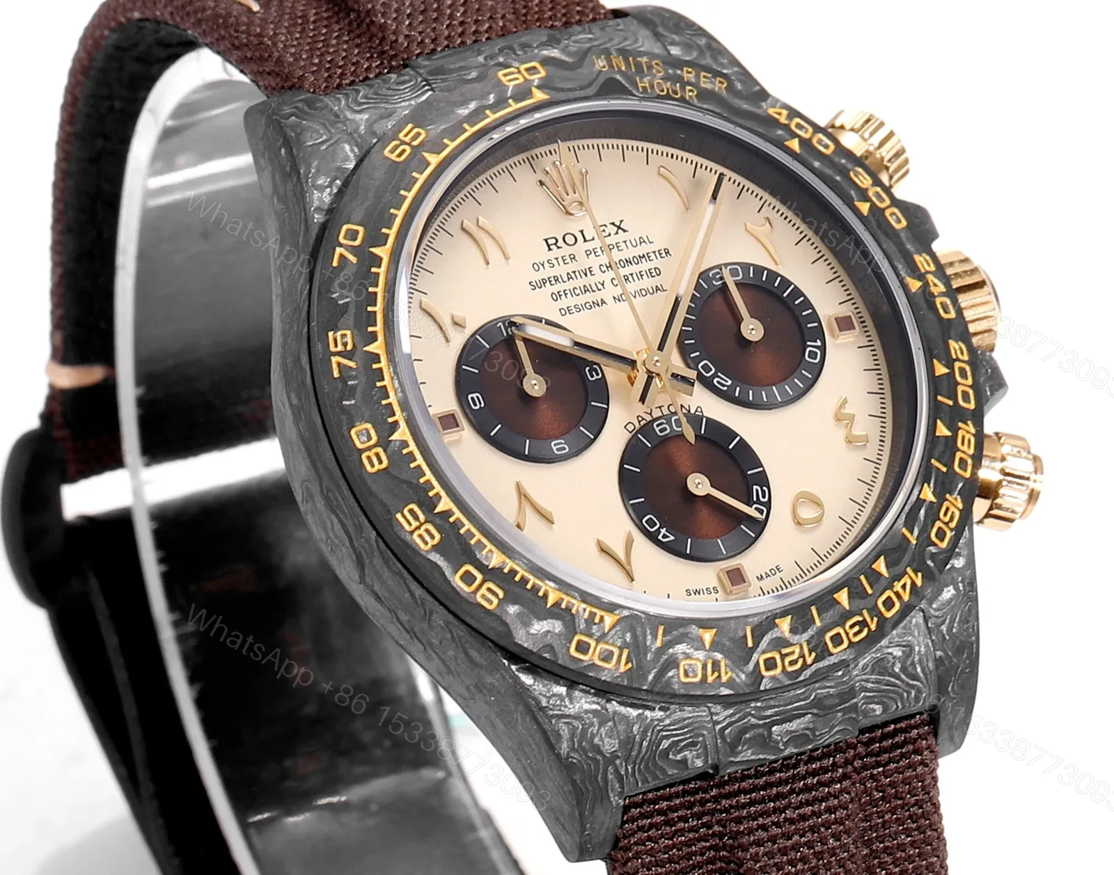 View 4 of VS Factory Clean Factory ROLEX Daytona Carbon Fiber Custom Watch