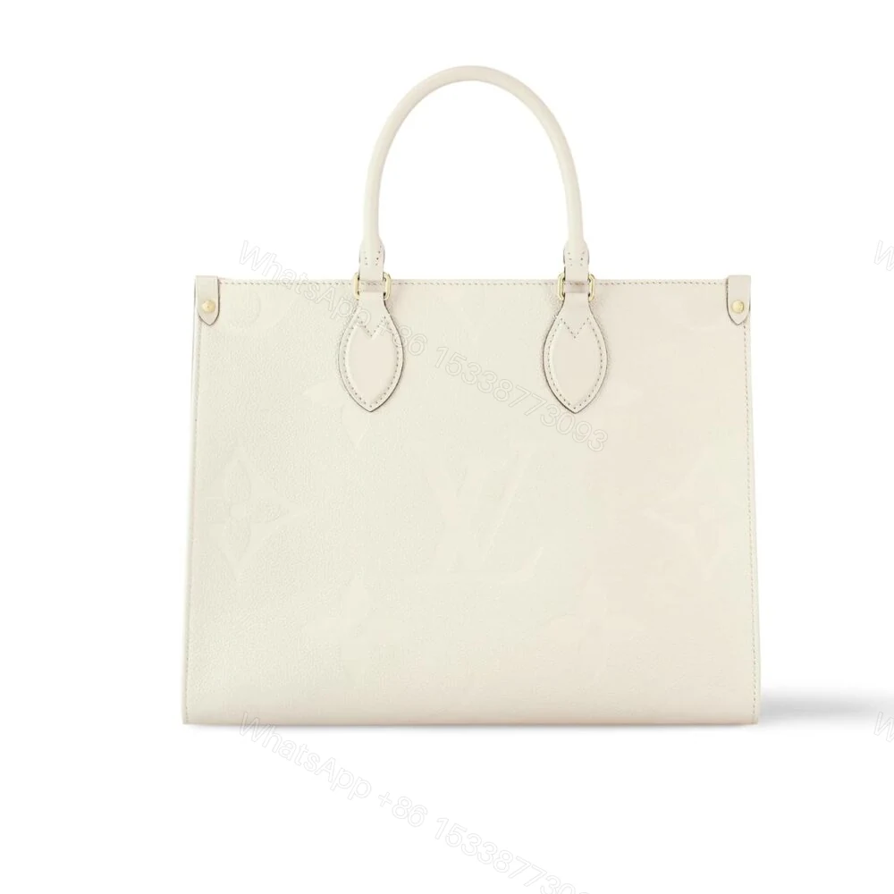 Louis Vuitton Onthego MM Monogram Empreinte Beige 35Cm — view 1