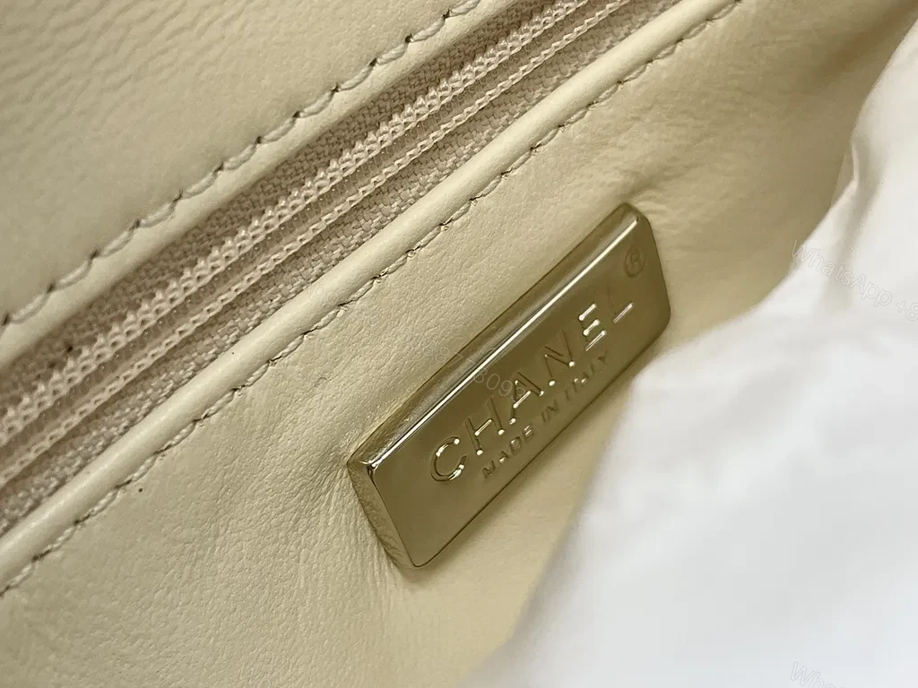View 4 of Champagne Sequined Clutch: Chanel-Inspired, Lux Texture