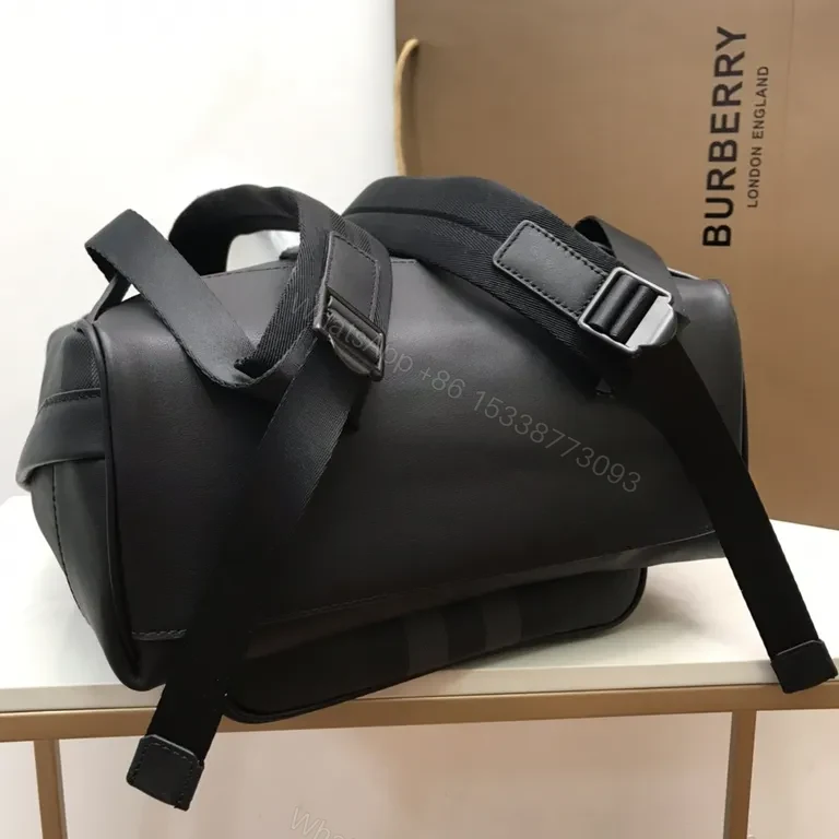 View 6 of Dark Charcoal Burberry Backpack: Refined Everyday Luxury