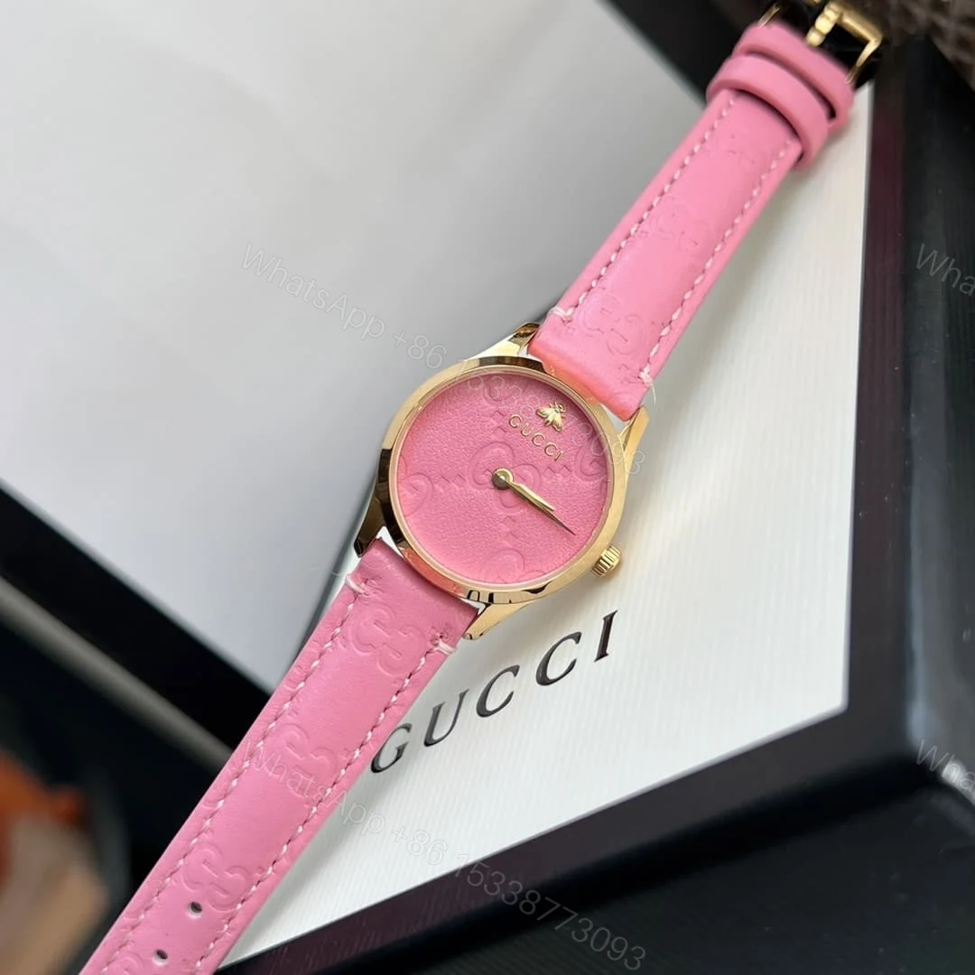 View 3 of Gucci G Timeless Watch Pink Dial 27Mm
