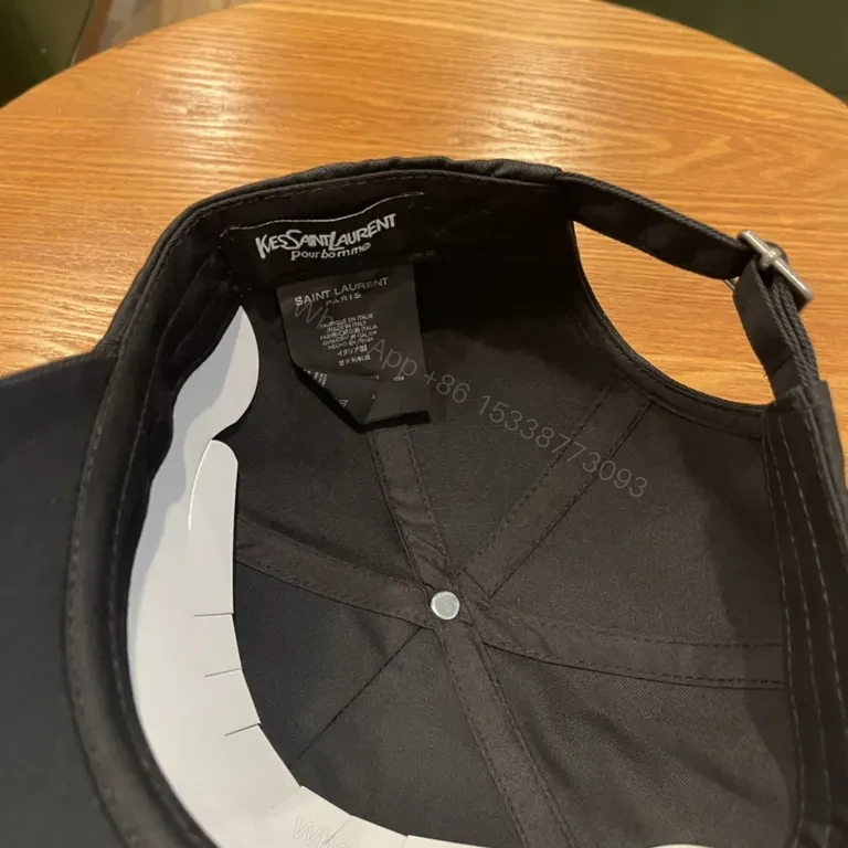 View 9 of Structured Black Cap - Subtle Luxury, Everyday Confidence