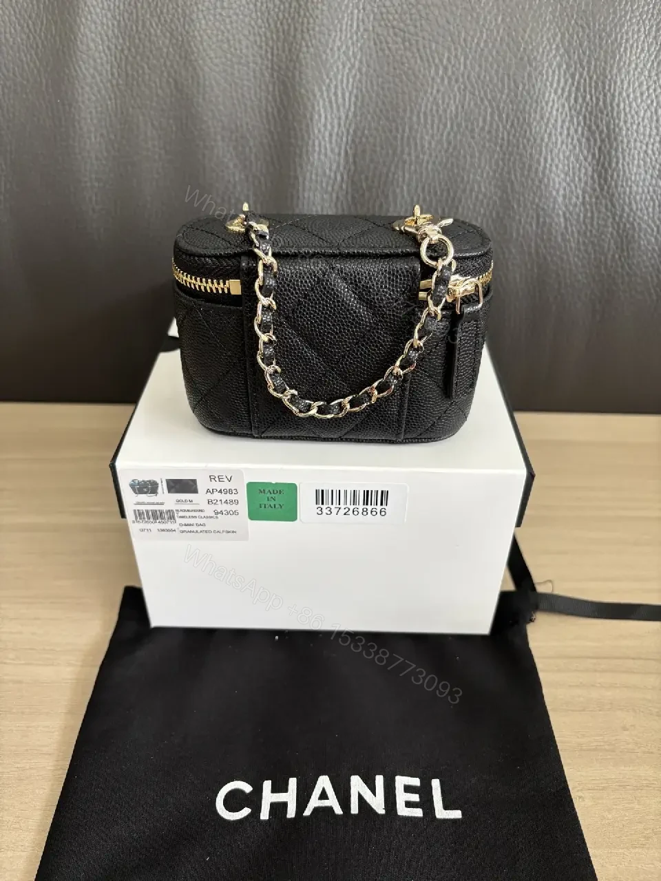 View 2 of Compact Quilted Chain-Linked Flap Bag: Luxe Mini Crossbody