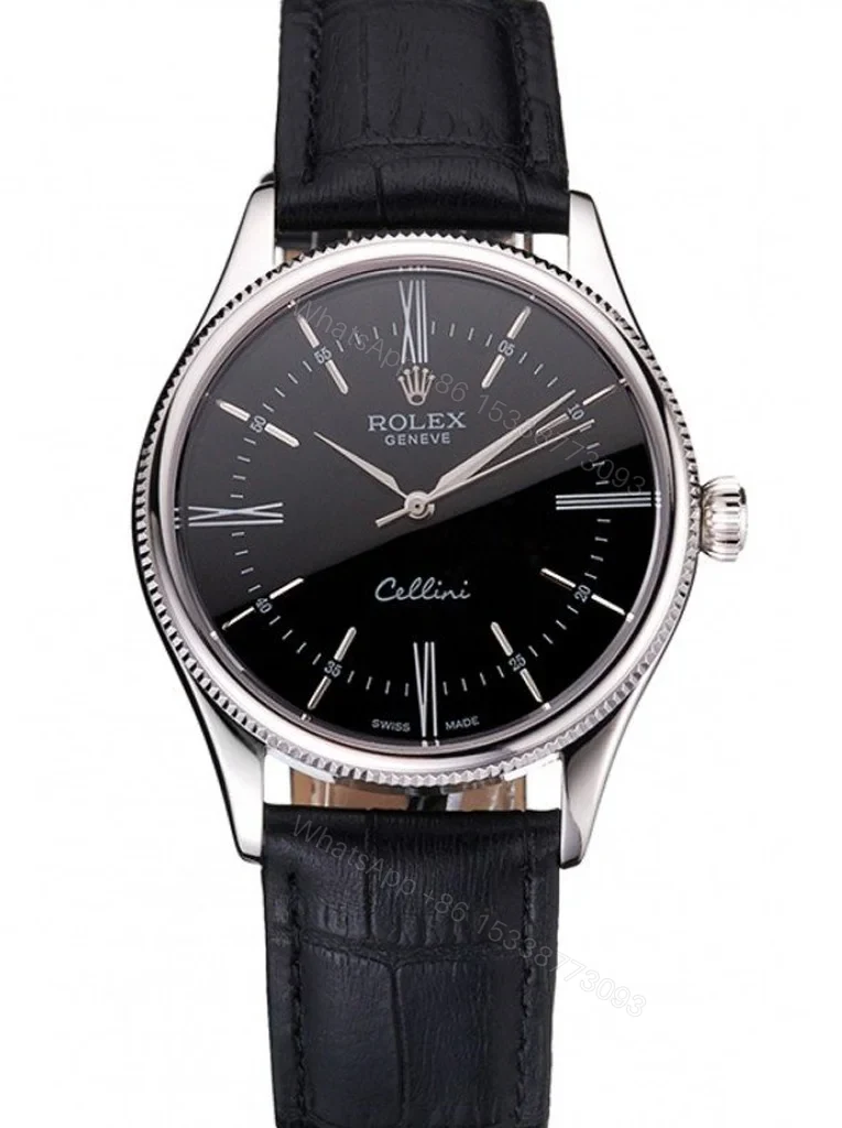 Superclone Rolex Cellini Black Dial REP016804 — view 1