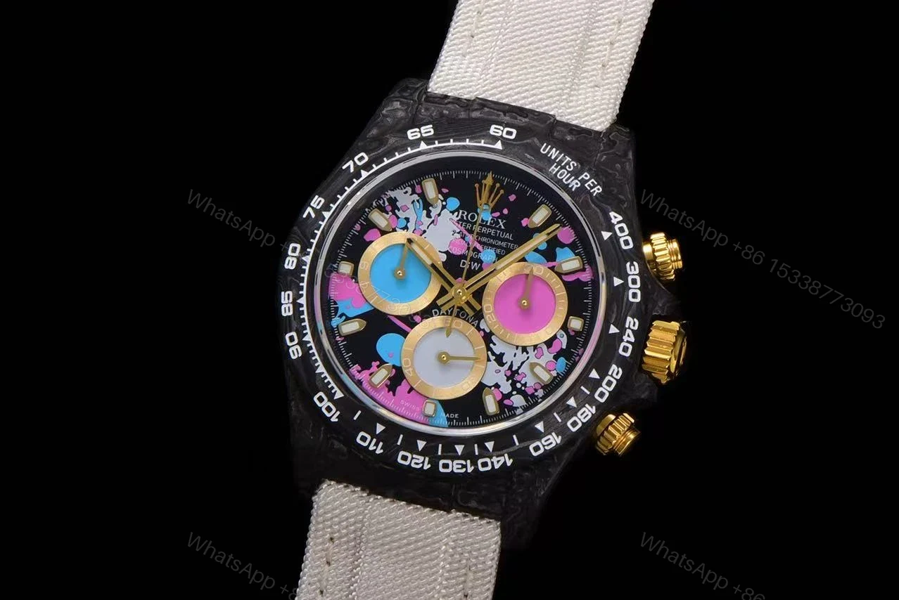 View 2 of Replica DiW Rolex Cosmograph Daytona Motley 3S Carbon
