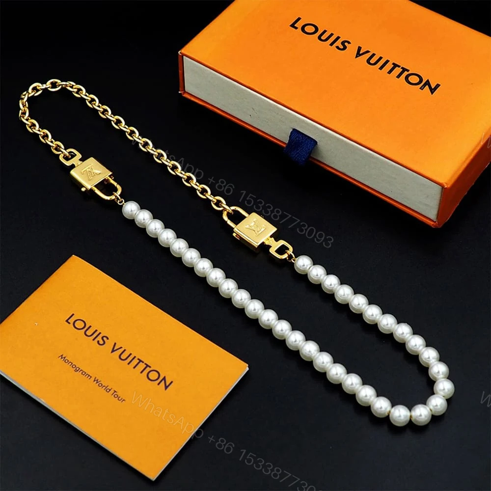 View 5 of LV Pearlock Necklace