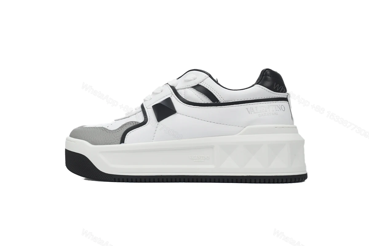 View 7 of Valentino Garavani One Stud Low 'White Grey'