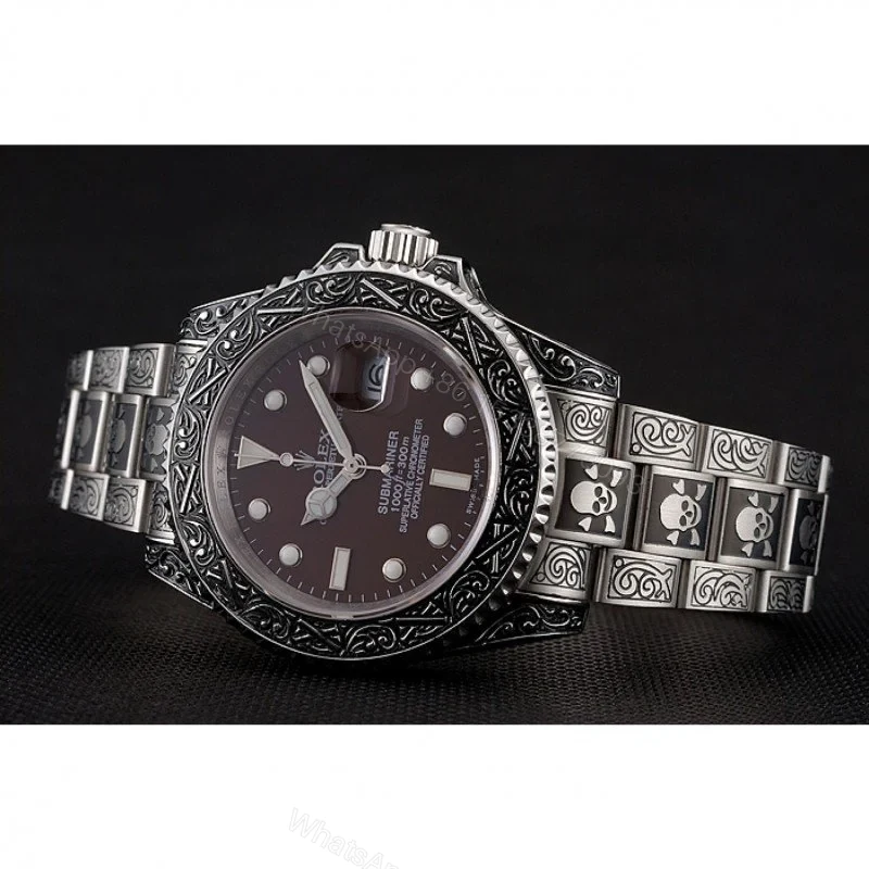 View 5 of Replica Rolex Submariner Brown Dial 1454078
