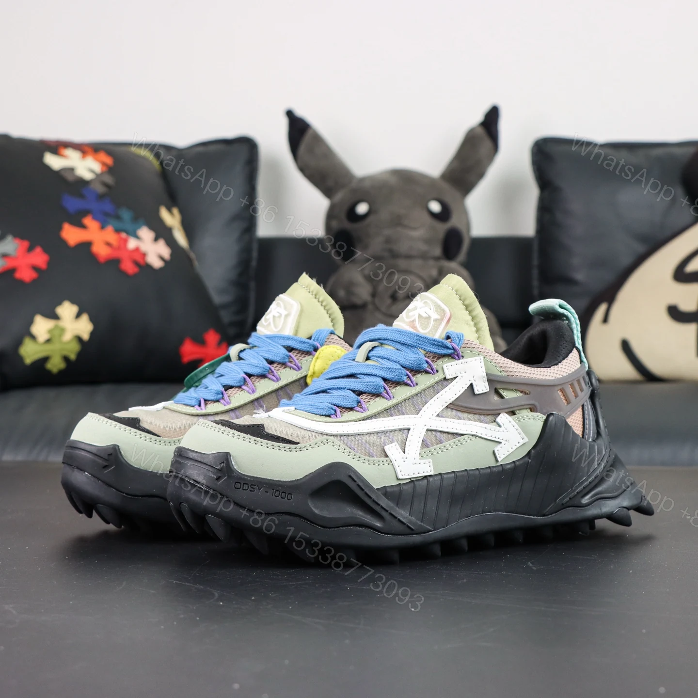 View 9 of Off White ODSY 1000 Green White Reps