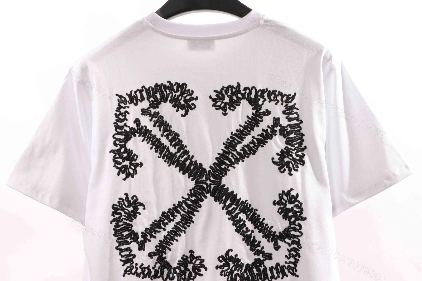 View 3 of Off-White Embroidered Arrow White T-Shirt