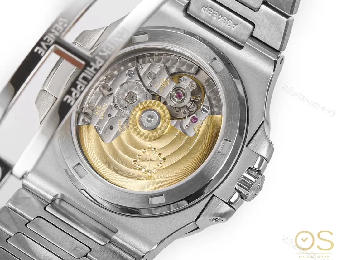 View 7 of Patek Philippe Nautilus Green Dial Steel Watch