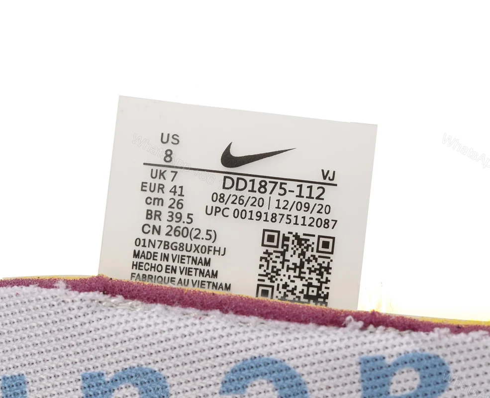 View 7 of Sacai x Nike VaporWaffle Sesame and Beige Haze Blue DD1875-112