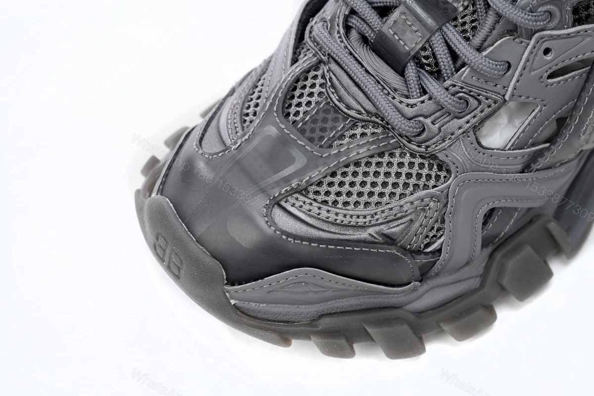View 9 of Balenciaga Track 2 Sneaker Grey 668822 W3CT1 1800