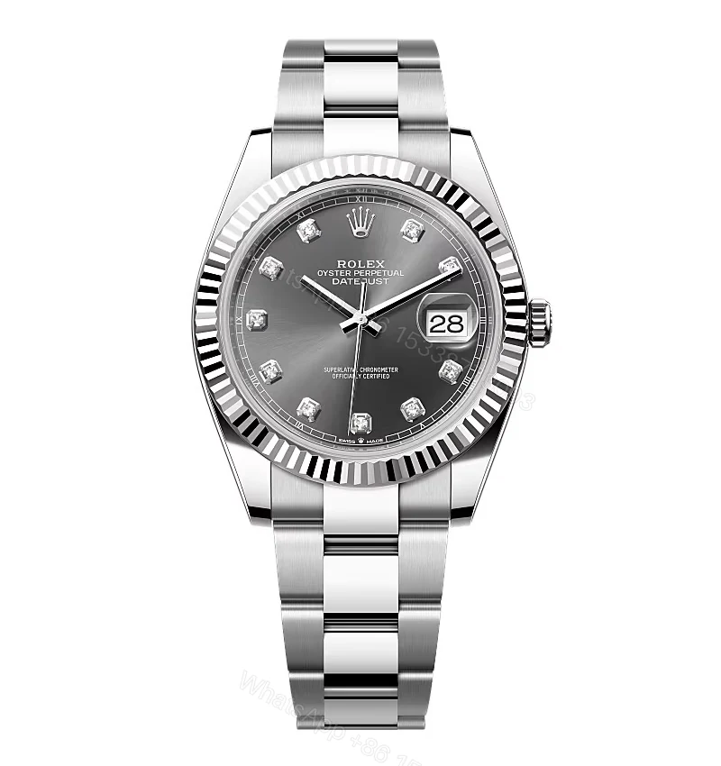 Rolex Datejust Slate Diamond Dial 126334-0005 41 mm — view 1