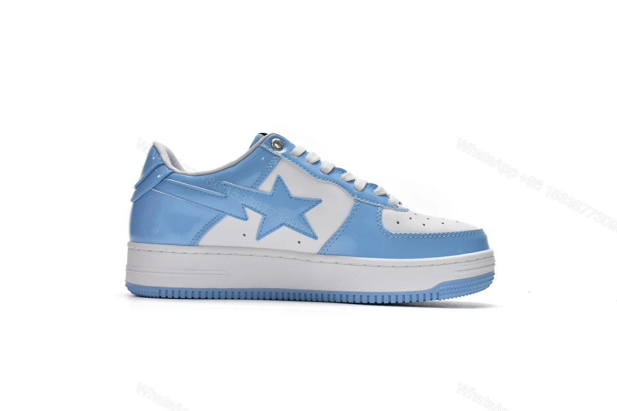View 2 of Cheap A Bathing Ape Bape Sta Low White Blue(BapeSta)