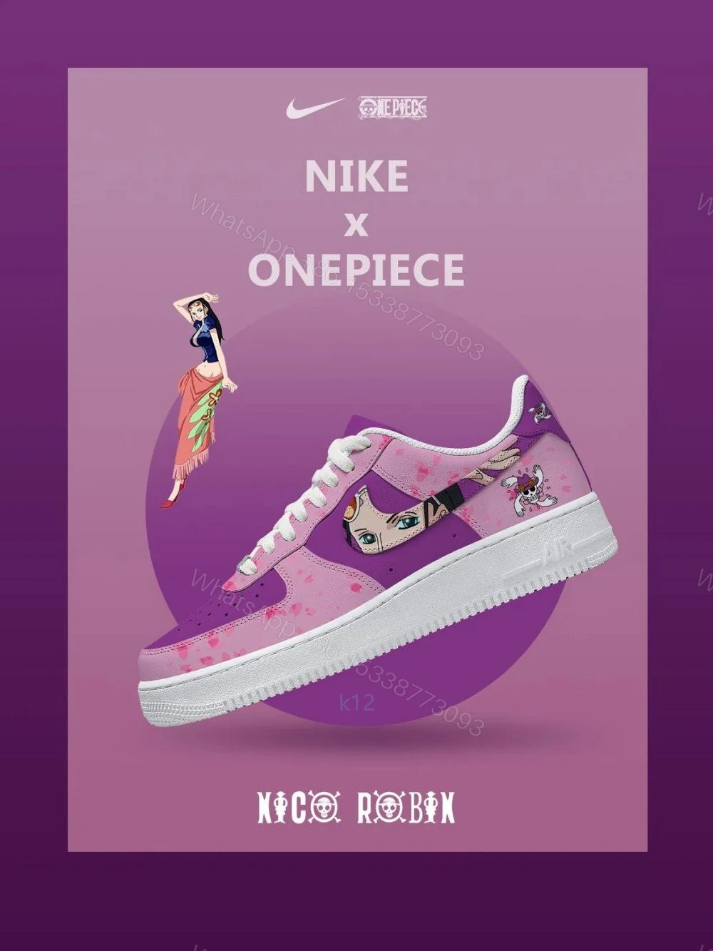 Nico Robin V.1 Custom Air Force 1 — view 1