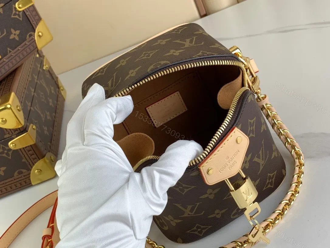 View 3 of Louis Vuitton Lv Just In Case Monogram Pattern Handbags 14x13x11cm