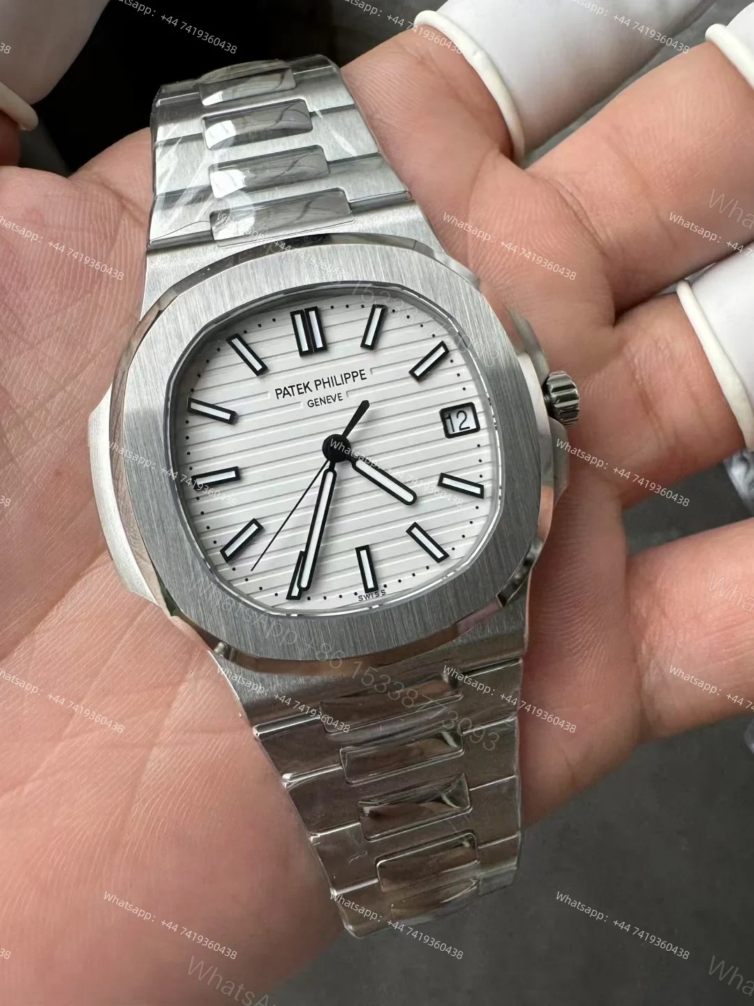 View 6 of Patek Philippe Super Clone Nautilus 5711 White Dial 40MM