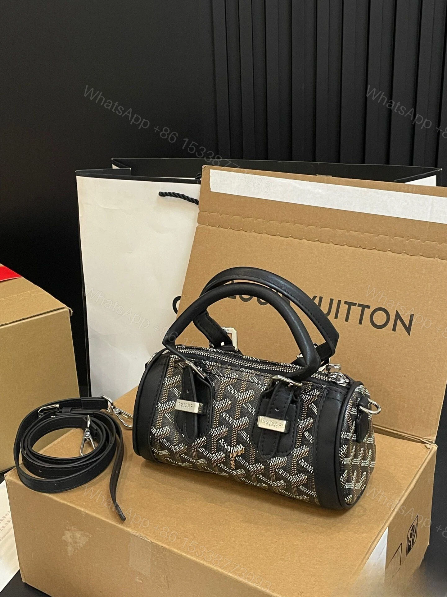 View 4 of GOYARD GOYARDINE CROISIERE MINI BLACK 19CM
