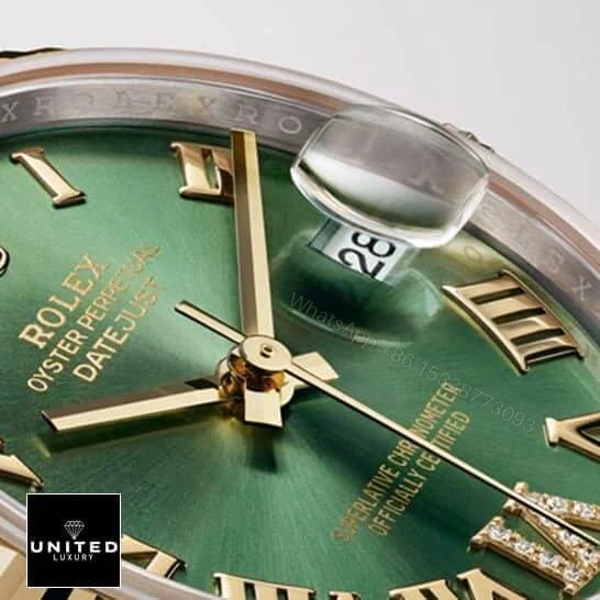 View 5 of Datejust Green Roman Replica