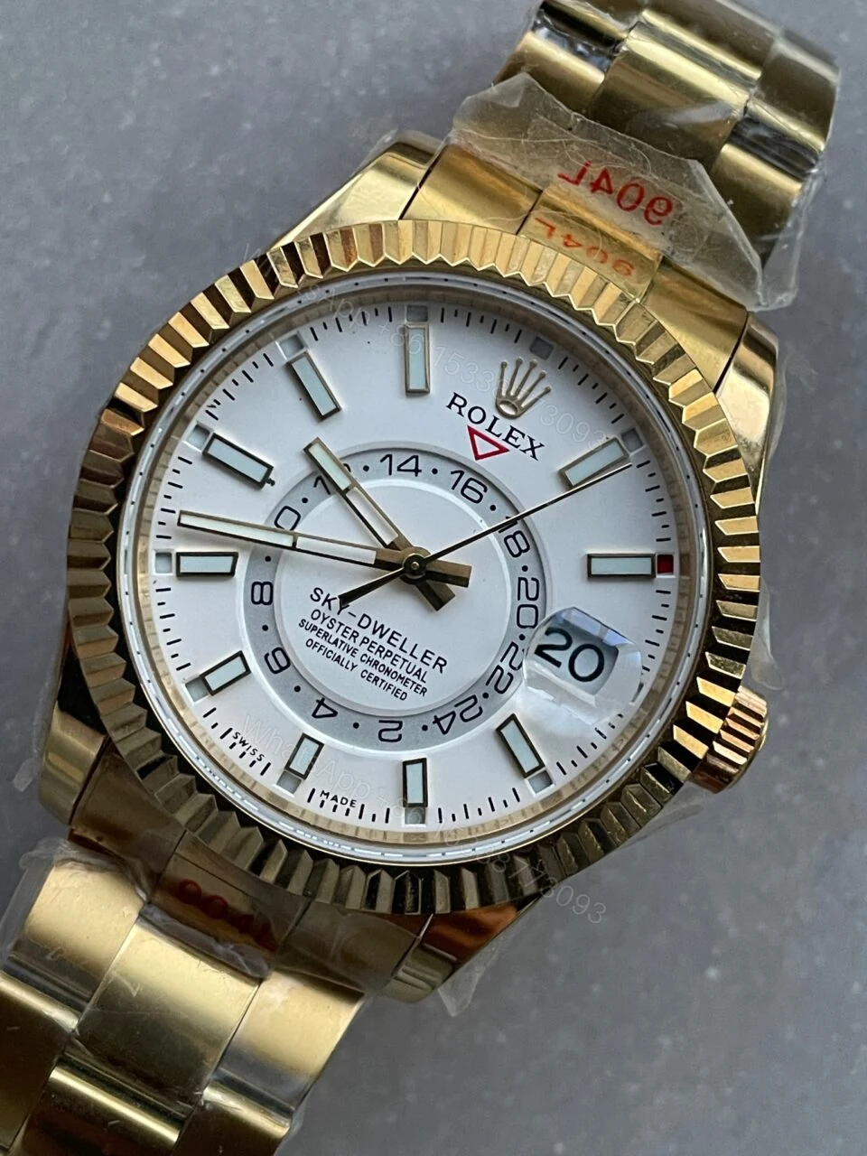 View 2 of Noob FACTORY 1:1 Rolex Skydweller SS/YG Best Edition White Dial A23J