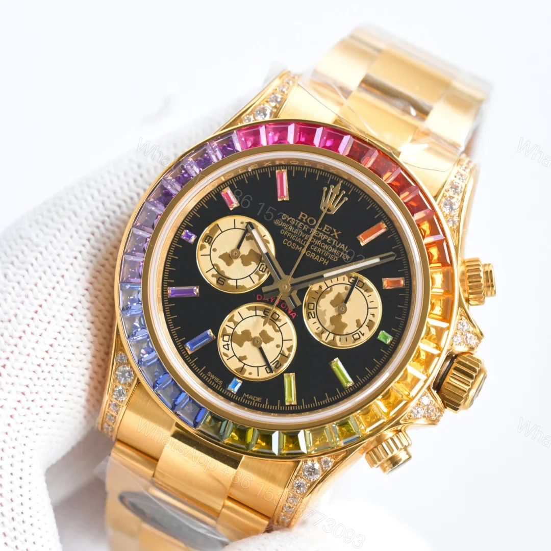 View 4 of Rolex Cosmograph Daytona Yellow Gold Rainbow 116598RBOW-0001