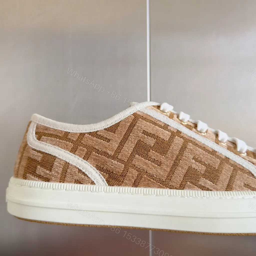 View 5 of Patterned Textured Low-Top Sneakers: Subtle Luxury Comfort