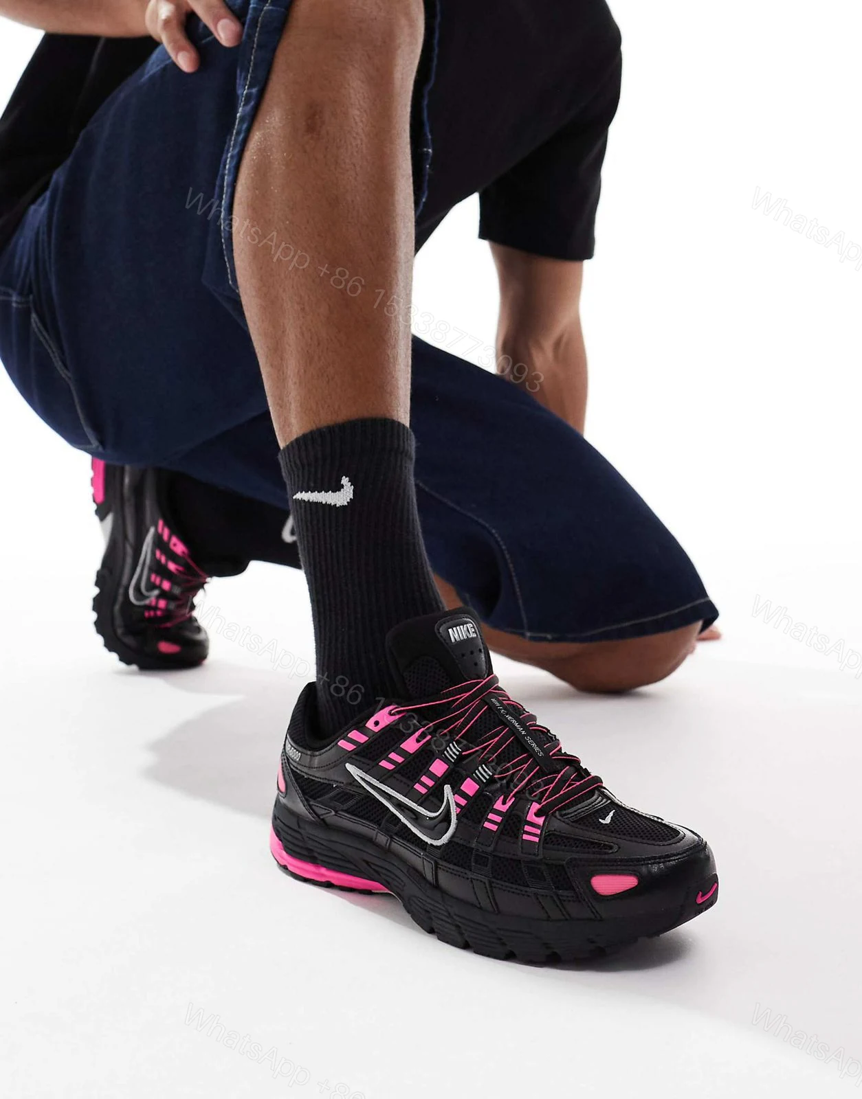 View 8 of Nike P-6000 Trainer First Copy Shoes — Black | COD India