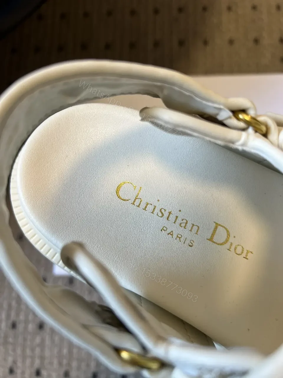 View 7 of Chic Strappy Sandals: Premium Faux Leather, Minimalist Logo, Comfort-Driven Style