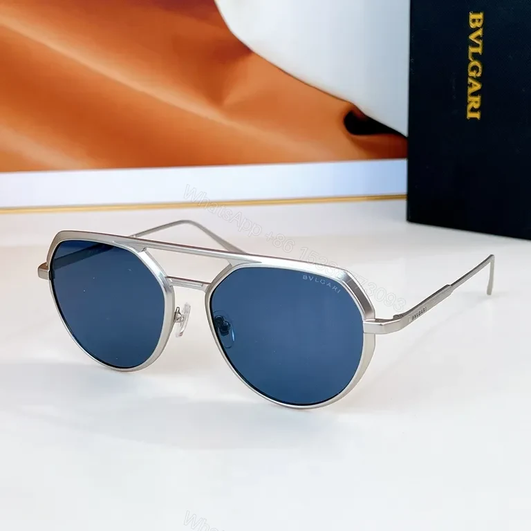 View 3 of Chic BVLGARI-Style Sunglasses: Modern Frame, All-Day Comfort