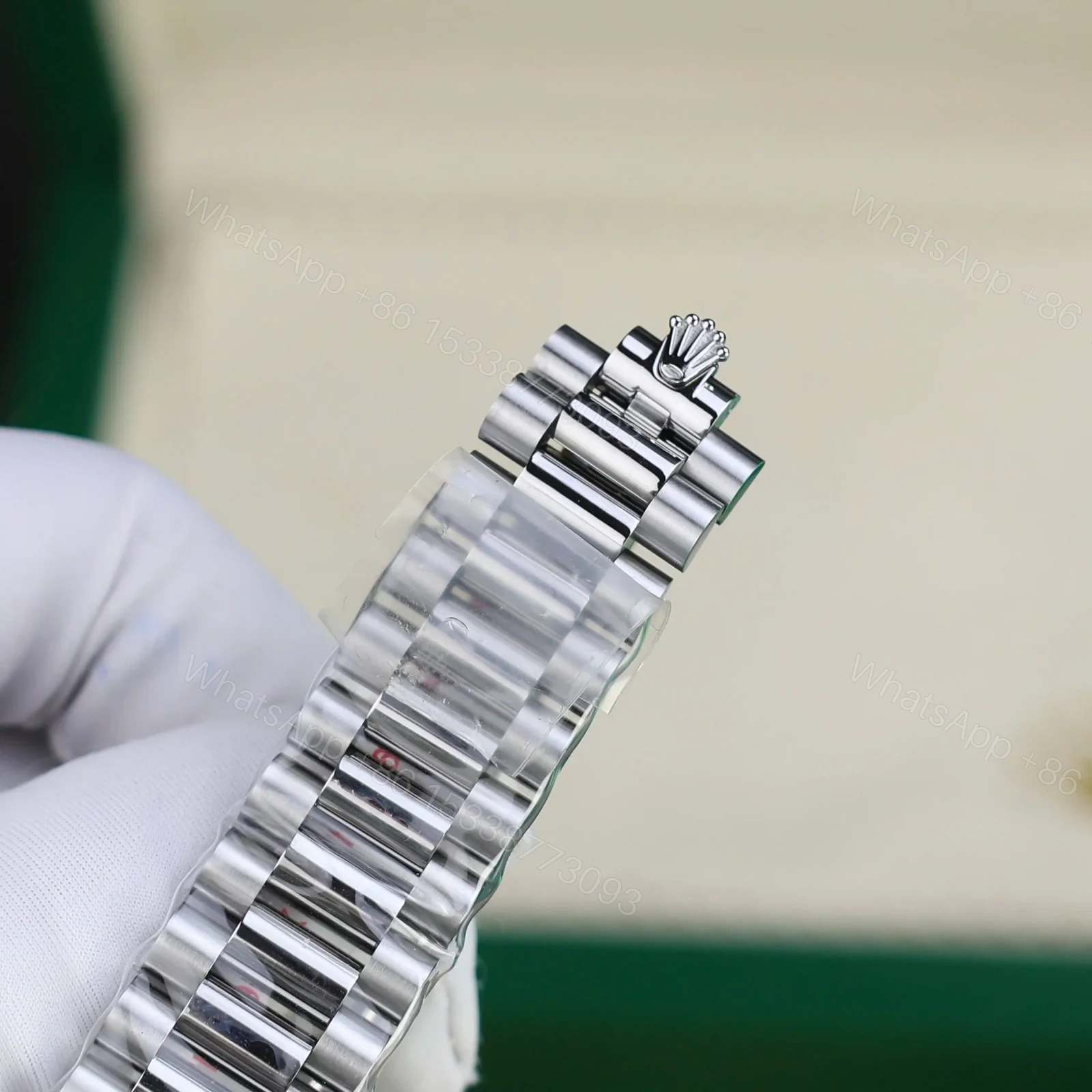 View 12 of Superclone Rolex Day-Date Diamond-Paved Dial 128349rbr-0006 36 mm