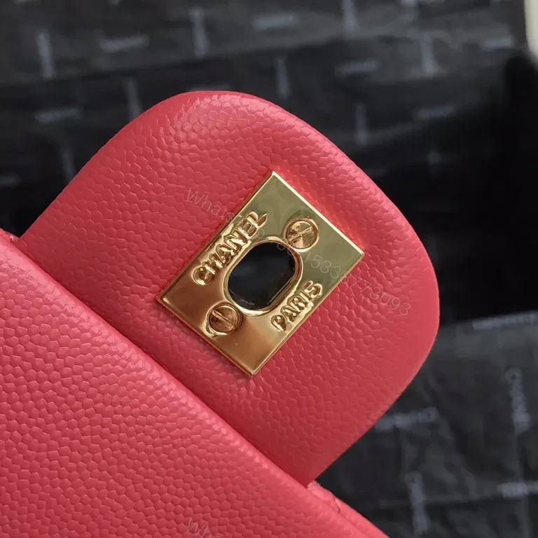 View 2 of Pink Quilted Luxury Messenger Bag with Gold Hardware