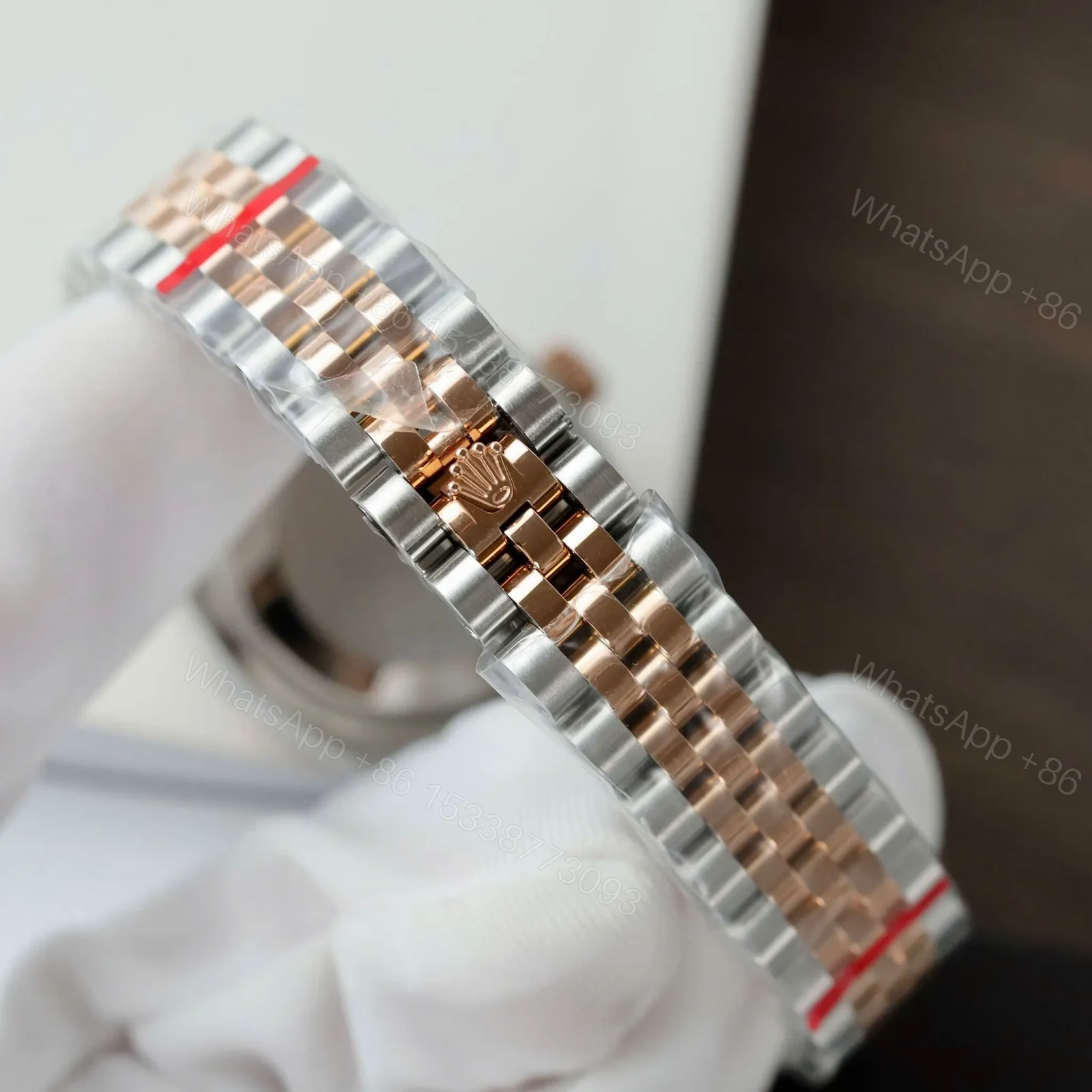 View 5 of Rolex Datejust Chocolate Dial 126281RBR Jubilee 36 mm