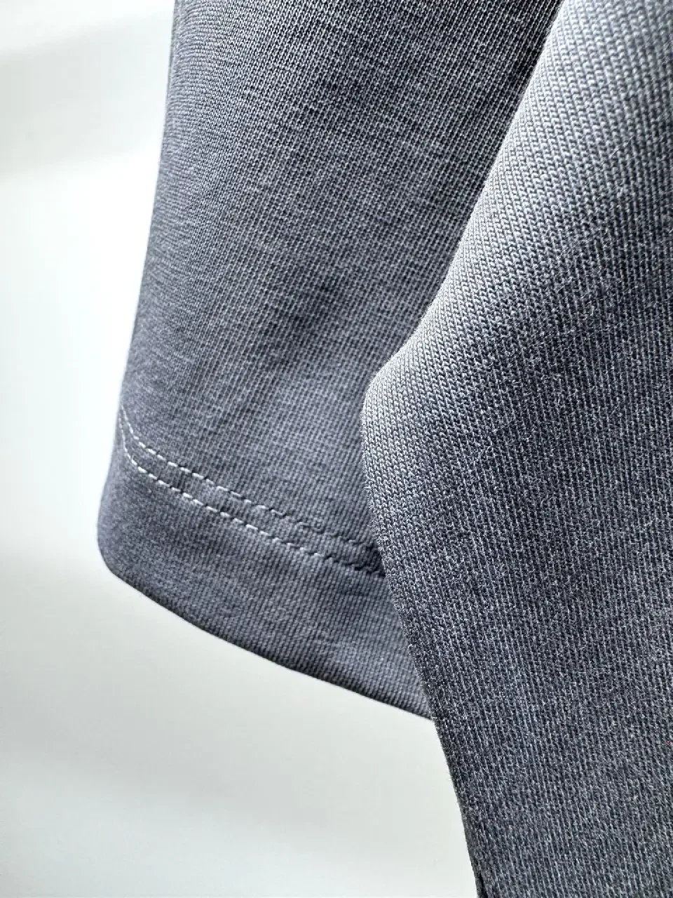 View 4 of Relaxed Graphite Tee Dress — Oversized, Luxe Streetwear