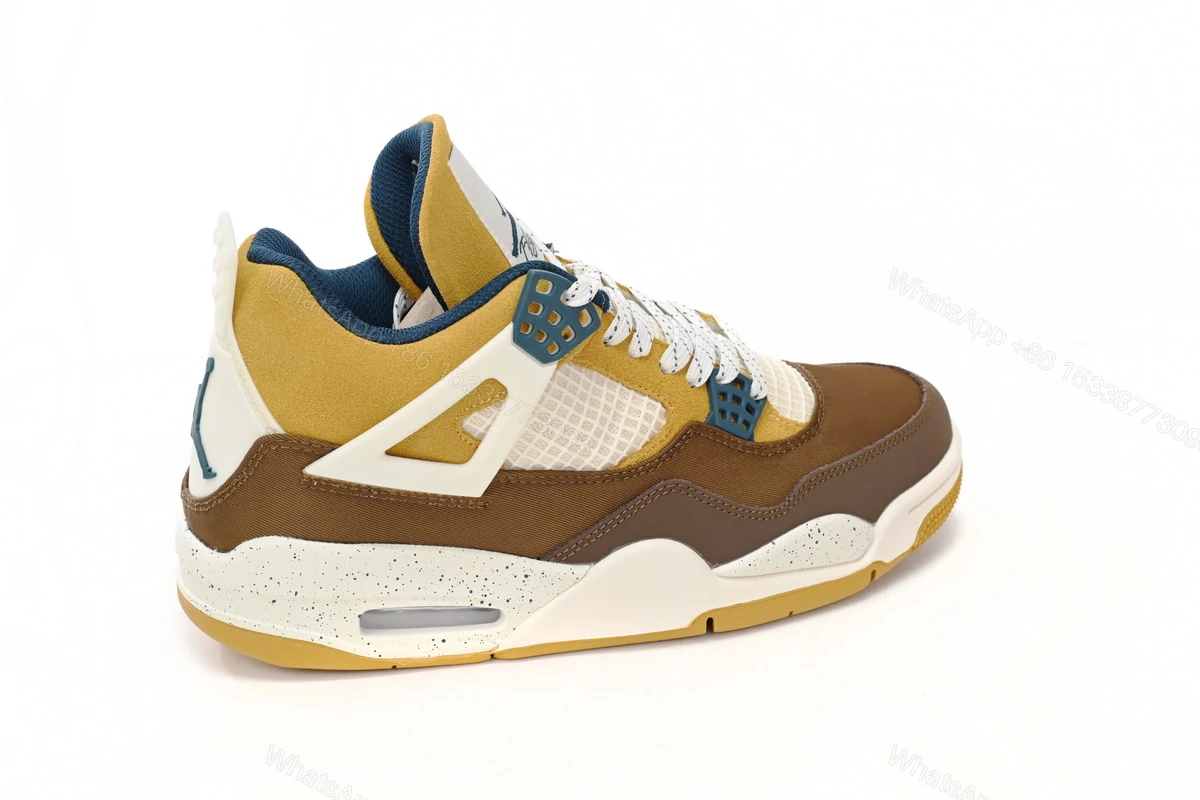 View 9 of Air Jordan 4 "Cacao Wow" Brown White FB2214-200