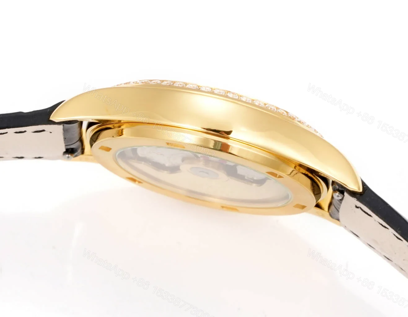 View 7 of Patek Philippe Calatrava 5127 Classic Leather Strap Dress Watch 37mm Ultimate Edition RG-PP-CALATRAVA-5127-37-LS
