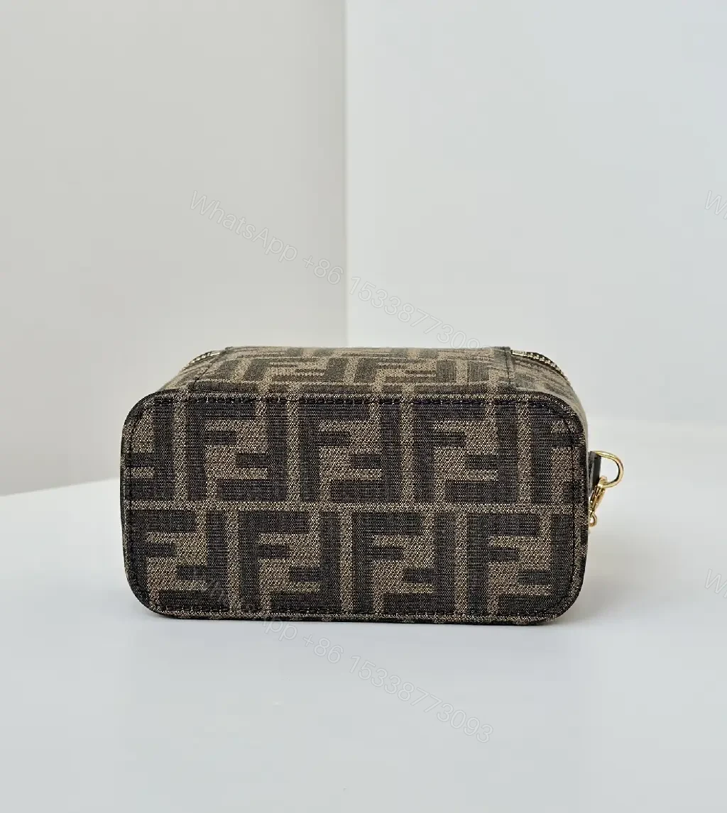 View 9 of Dark Monogram Quilt Mini Bag: Structured Luxe, All-Day Confidence