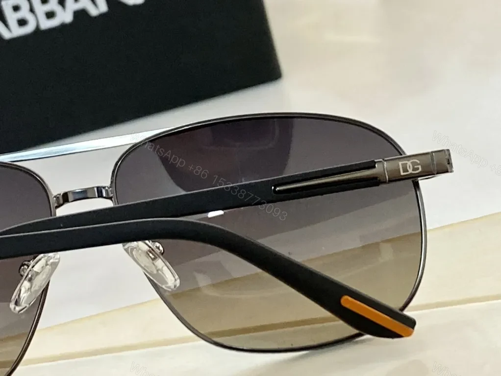 View 5 of Dolce & Gabbana Aviator Sunglasses â€“ UV400, Metal Frame, 6 Lenses