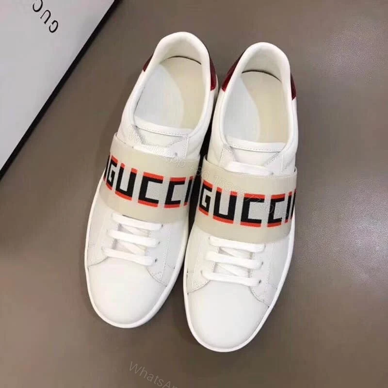 View 4 of GUCCI STRIPE LEATHER SNEAKER – GC3