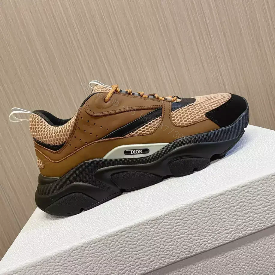 B22 SNEAKER TECHNICAL MESH WITH AND CALFSKIN – CD128 — view 1