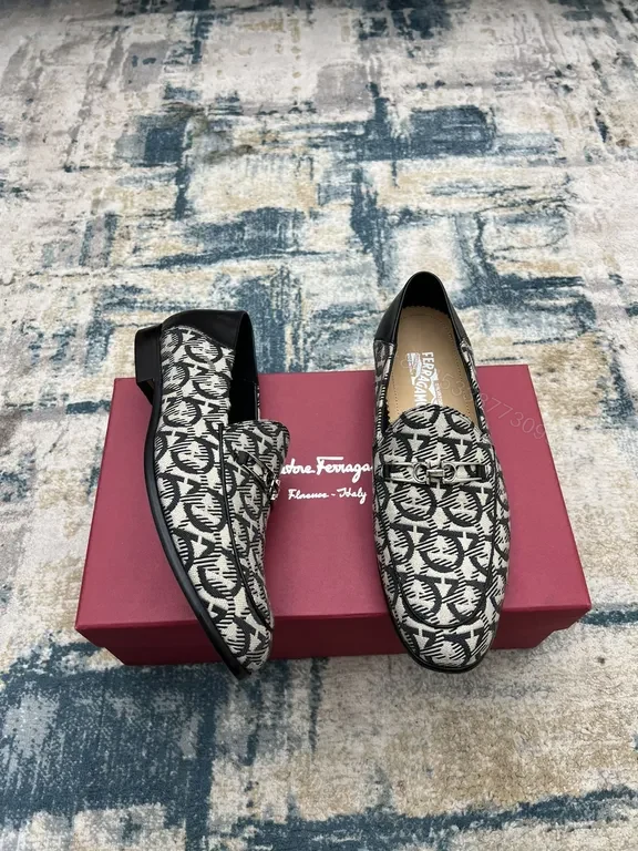View 7 of Monogram Gancini Loafers â€“ Patterned Pattern, Polished Confidence