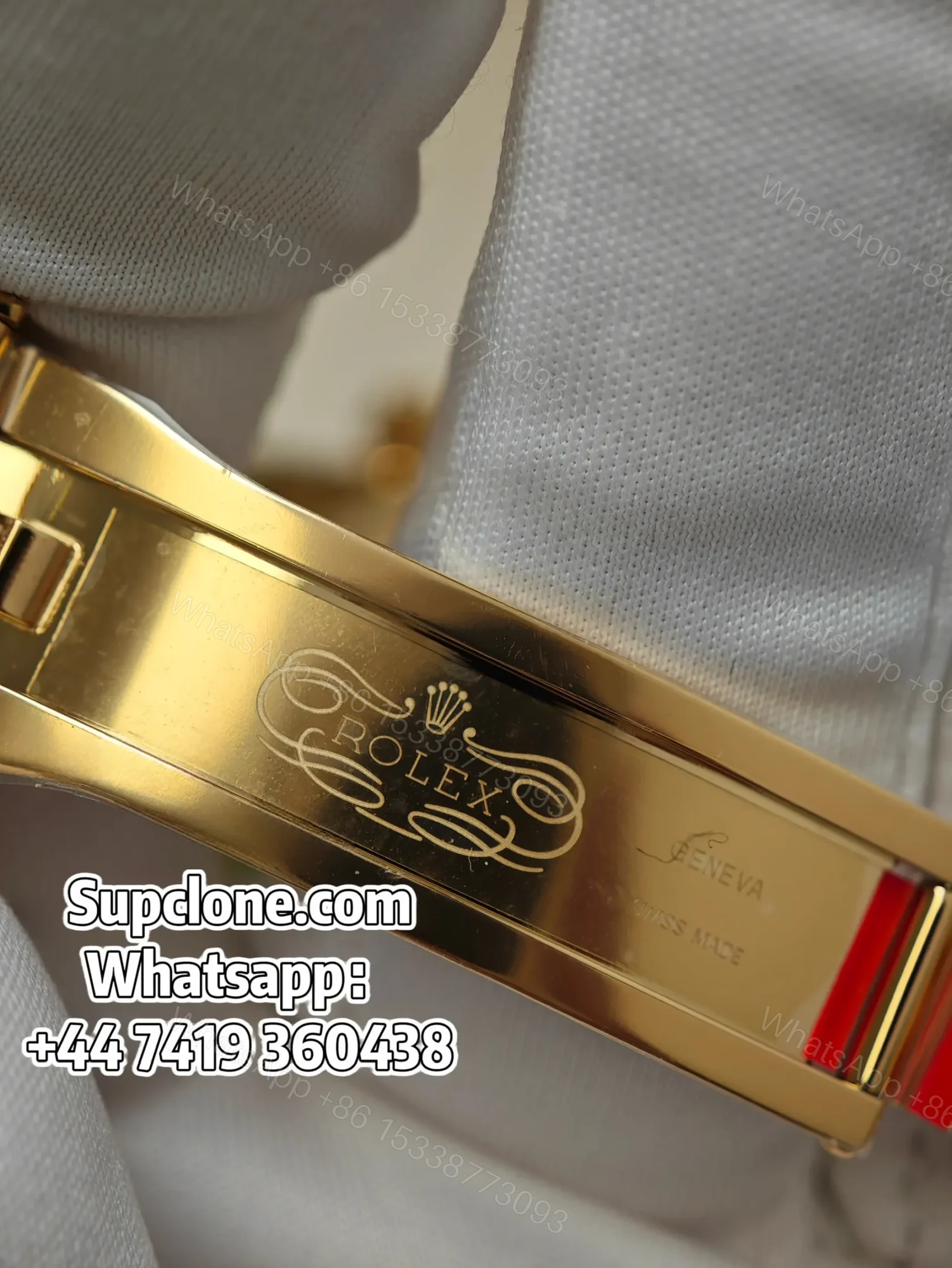 View 11 of Rolex Daytona Super Clone M126518LN-0012 Gold dial 4131 Movement