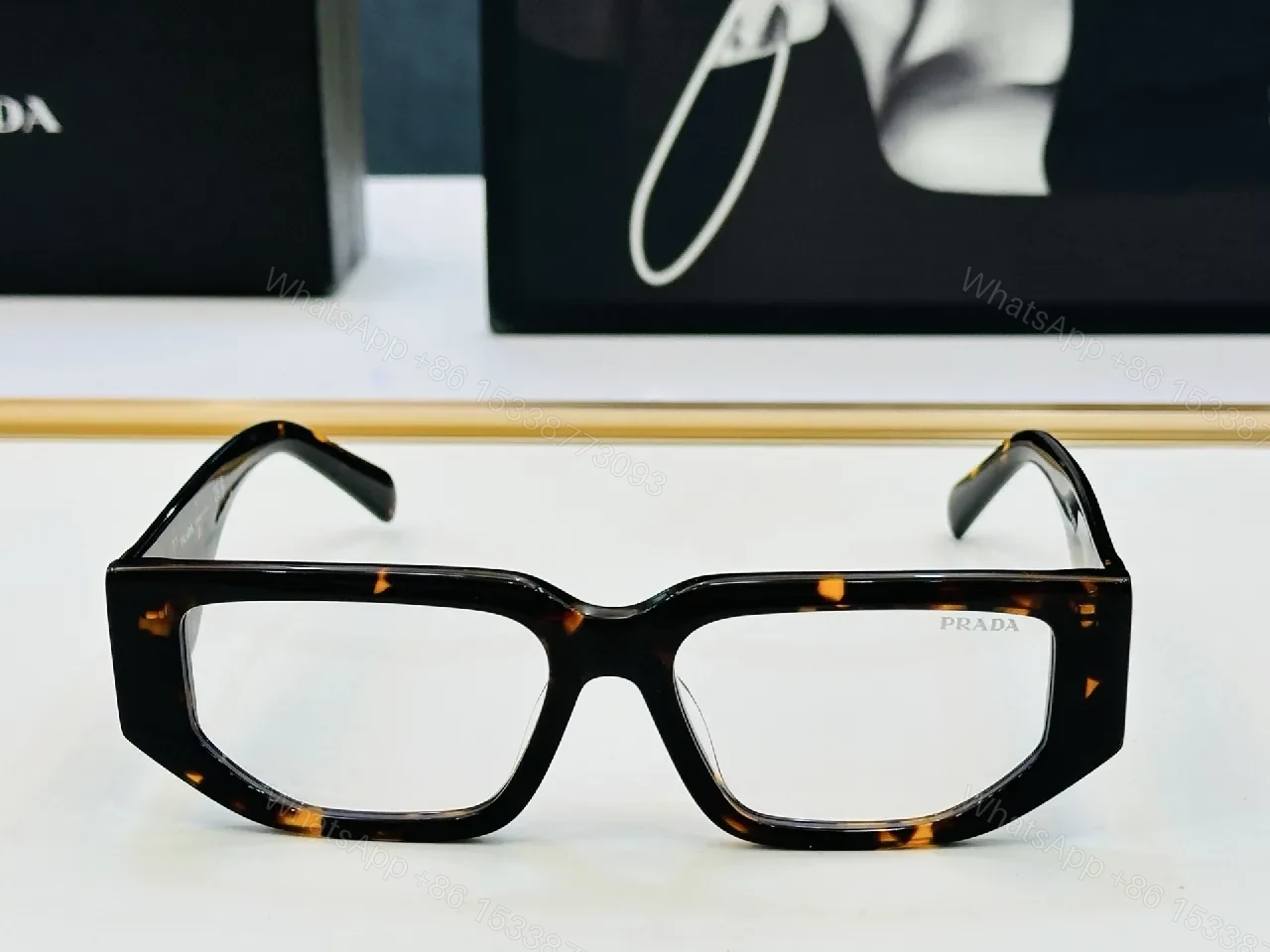 View 8 of Black Acetate Rectangle Eyewear – Comfort-Heavy, Designer-Feel Frames