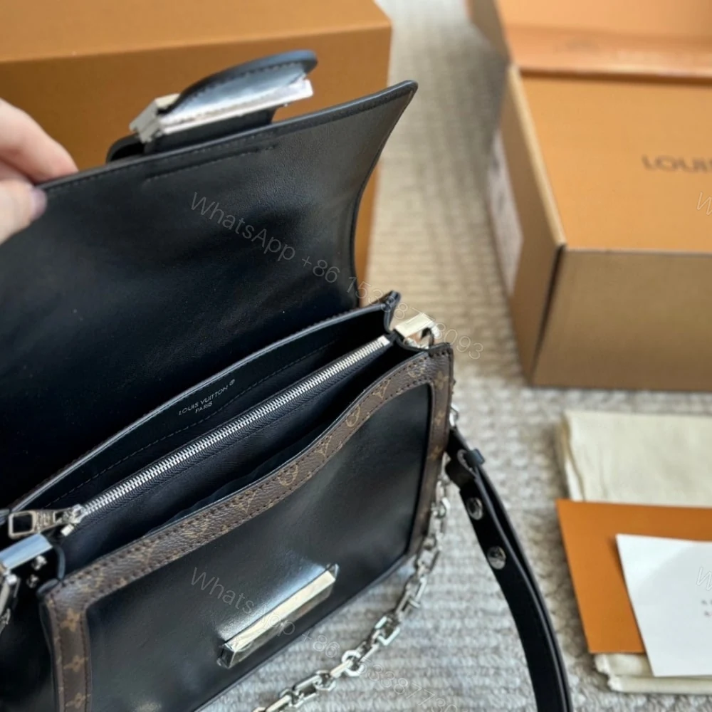 View 5 of Louis Vuitton Dauphine Soft Vibe MM Black 25Cm M13450