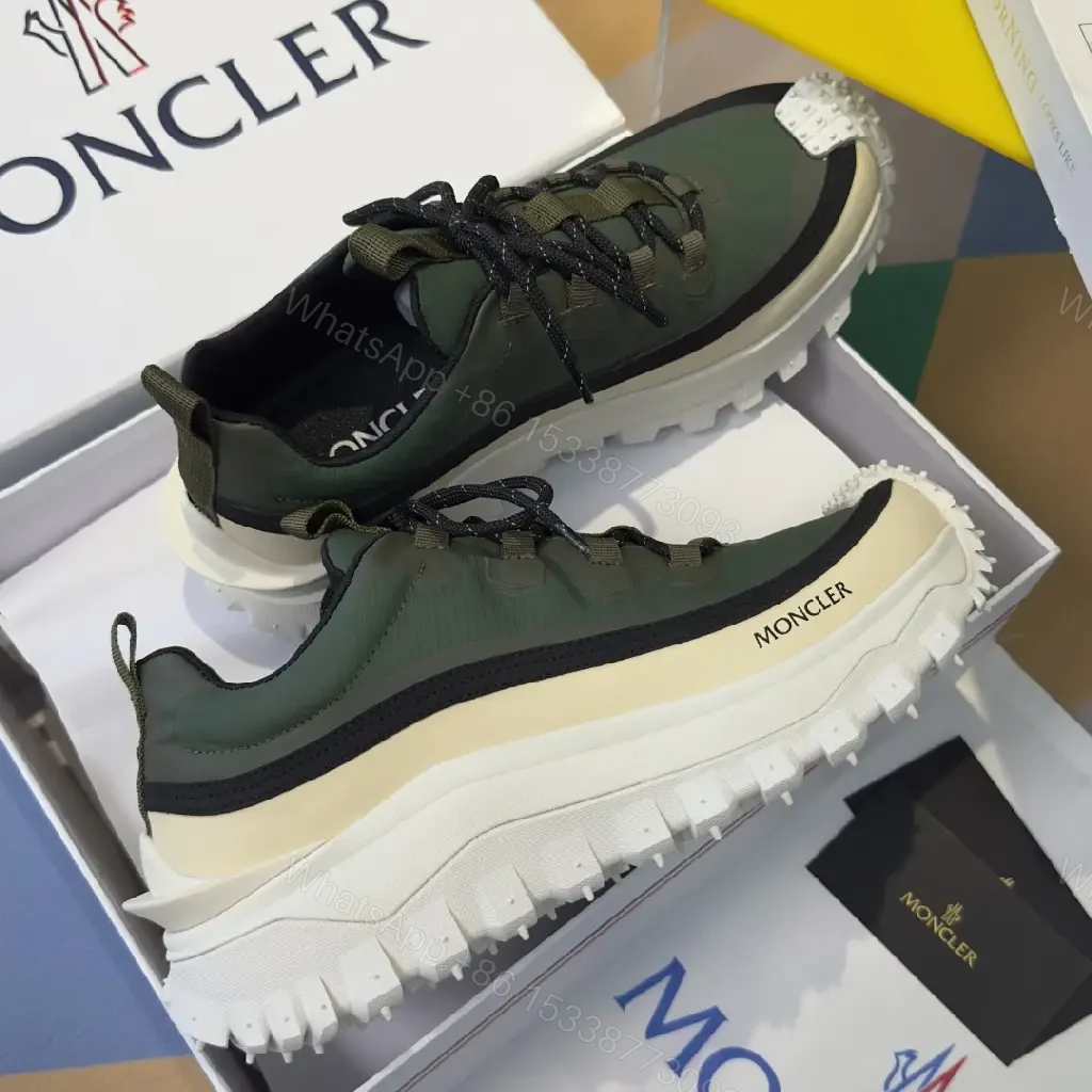 View 6 of Military Luxe Trail Sneakers: Rugged Texture, City Comfort