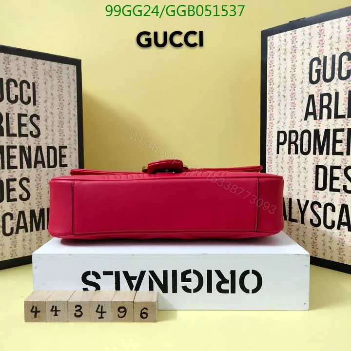 View 19 of Medium Gucci GG Marmont Shoulder Bag in Whitewith Gold Hardware 543219